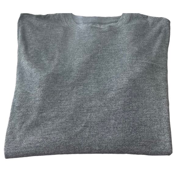 GAP SHORT SLEEVE ROUND NECK PULL-OVER T-SHIRT, WOMENS, L, HEATHER GREY, CASUAL - Picture 6 of 9